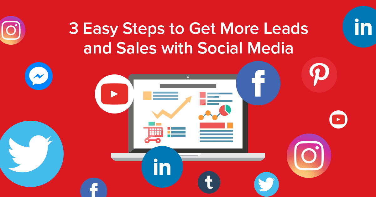 3 Easy Steps to Get More Leads and Sales with Social Media