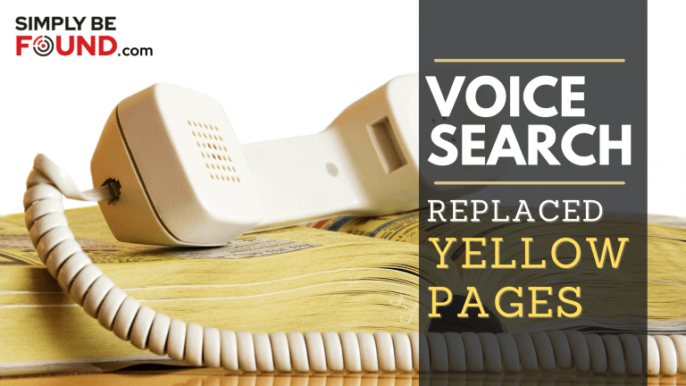 Voice Search Replaces Yellow Pages