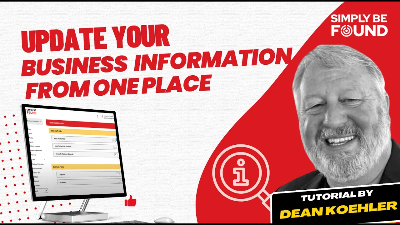 Update your business information in one place