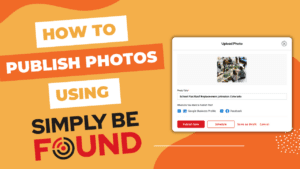 how to publish photos using simply be found